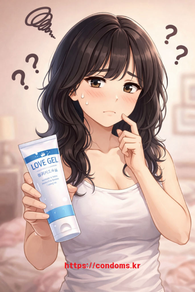 러브제리 순위를 고민하는 30대 여성 애니메이션