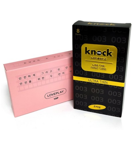 콘돔 추천 순위 검색 증가… 천연라텍스 초박형 콘돔 세트 ‘러브플레이·노크미003’